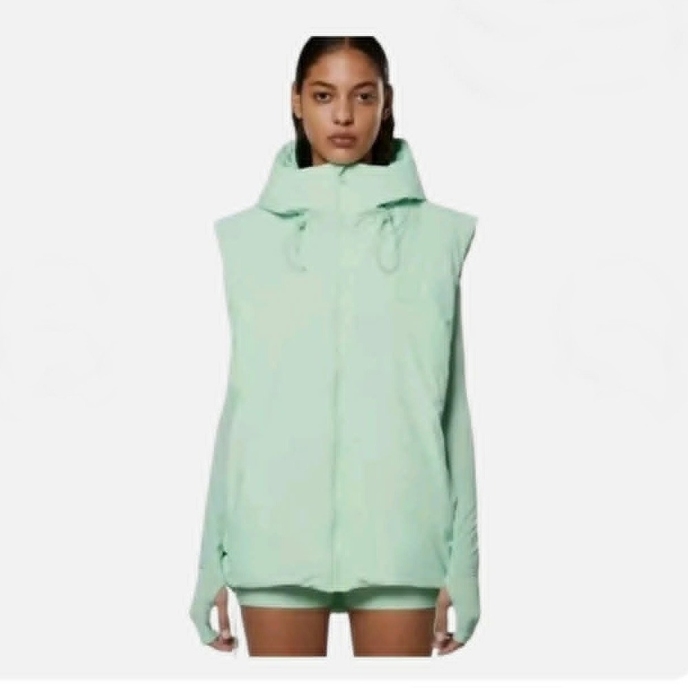 Rains Loop Vest Unisex Mineral Green Size Small Waterproof Windproof Breathable - Picture 3 of 15